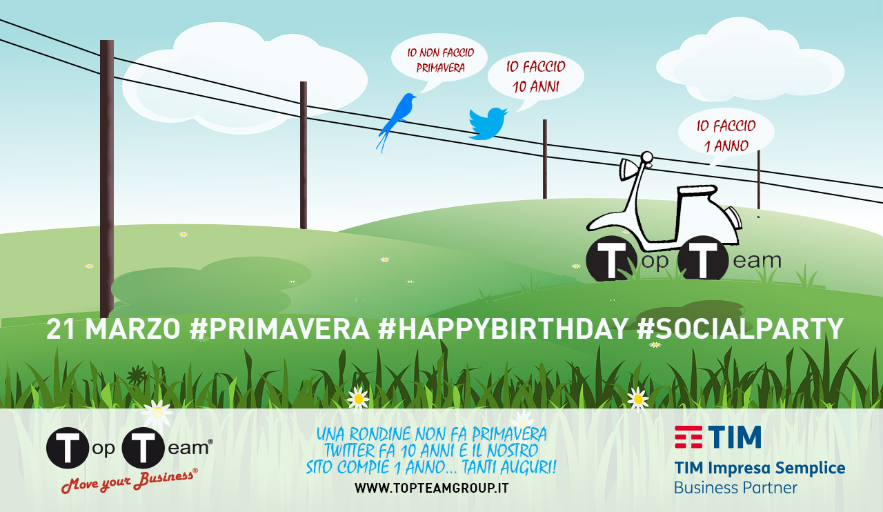Buon compleanno Twitter, Buon compleanno Top Team